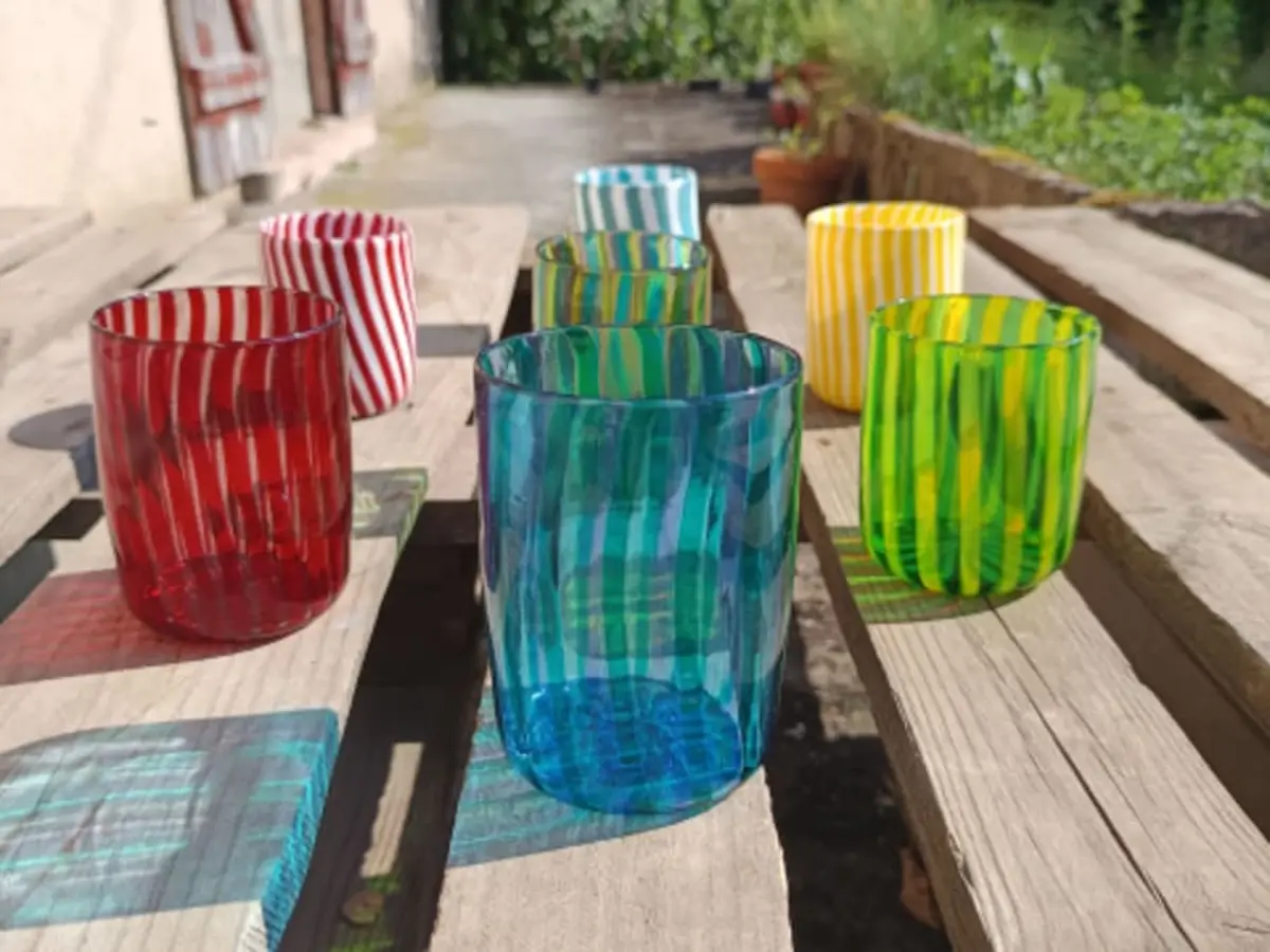 Stage soufflage de verre à la canne à Simandre (71)