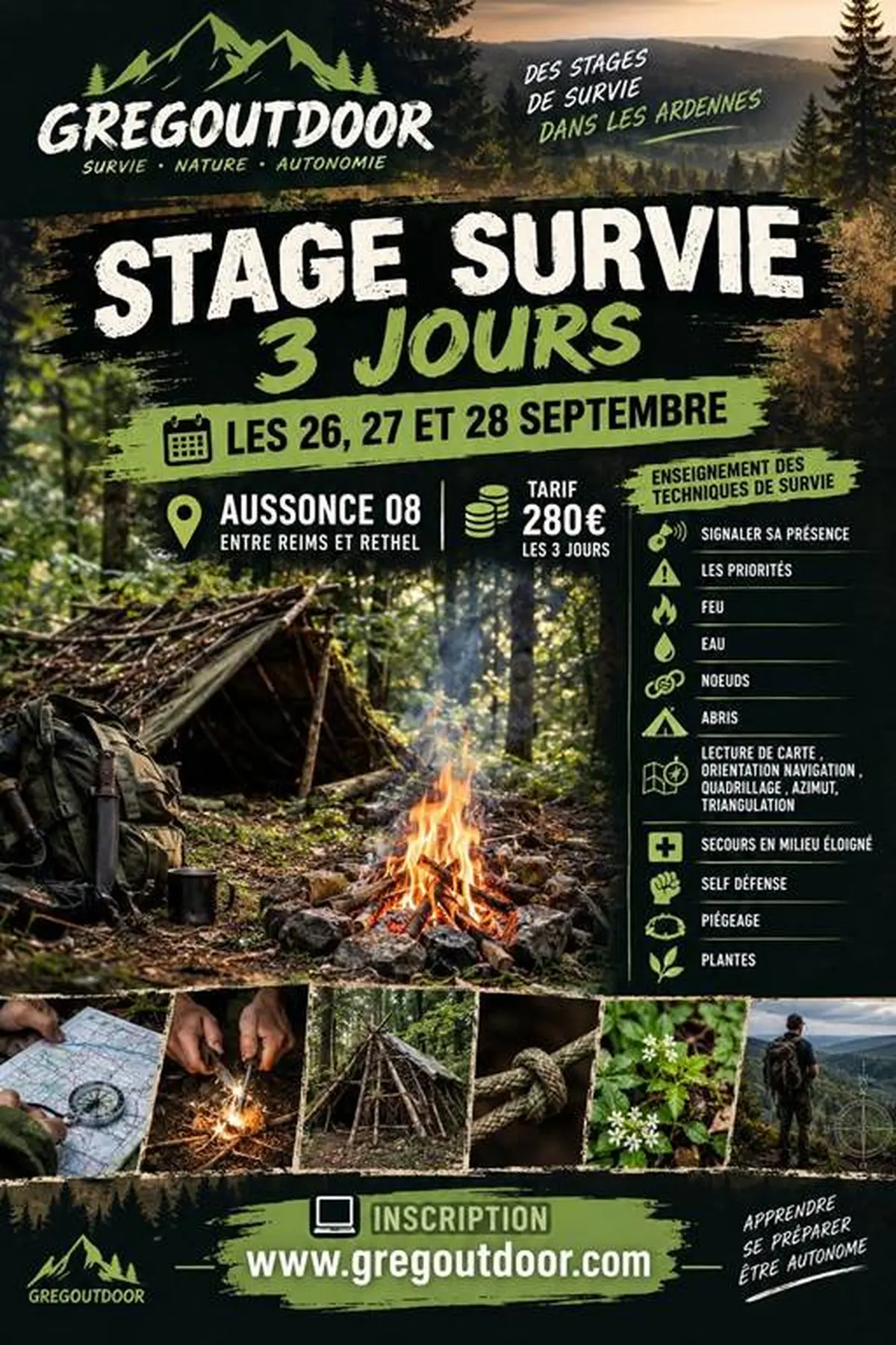 Stage survie