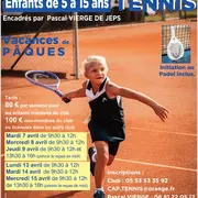 Stage tennis et initiation au padel inclus