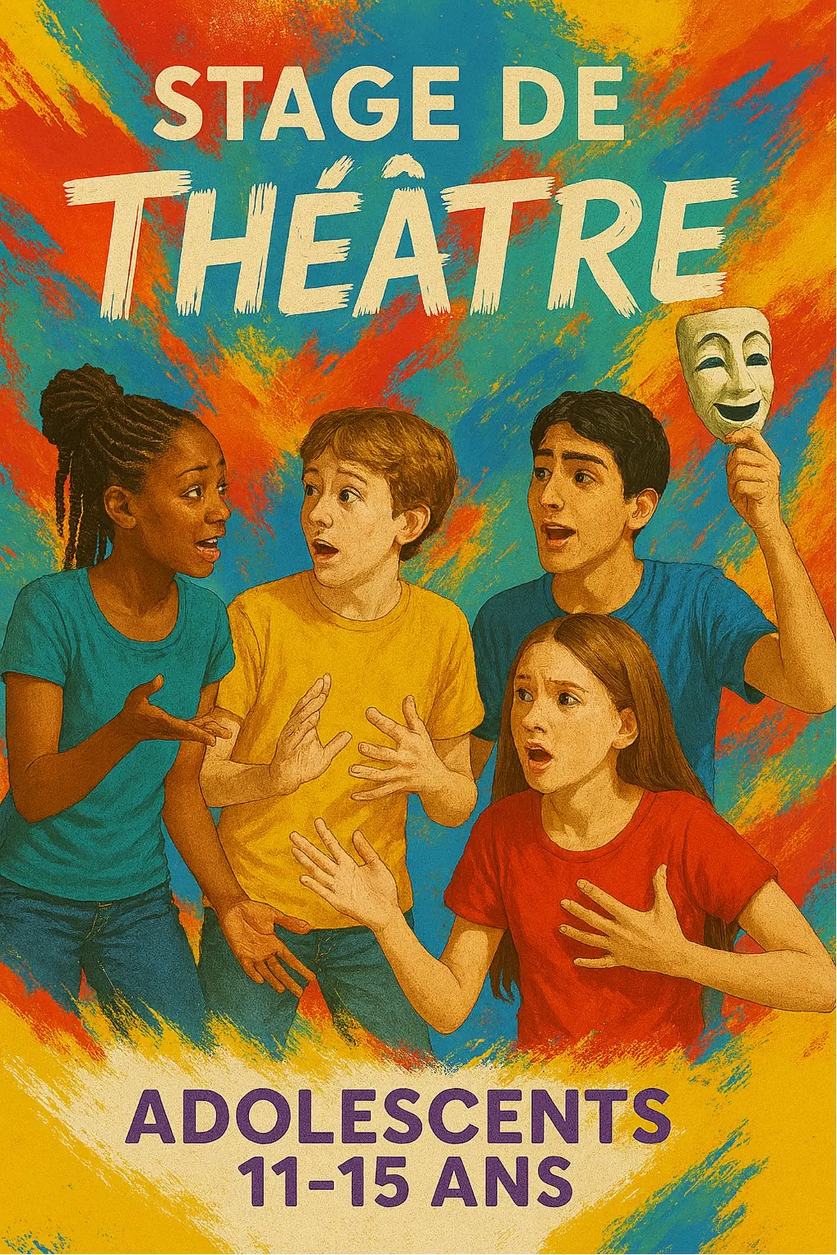 Stage théâtre ados Vesdun