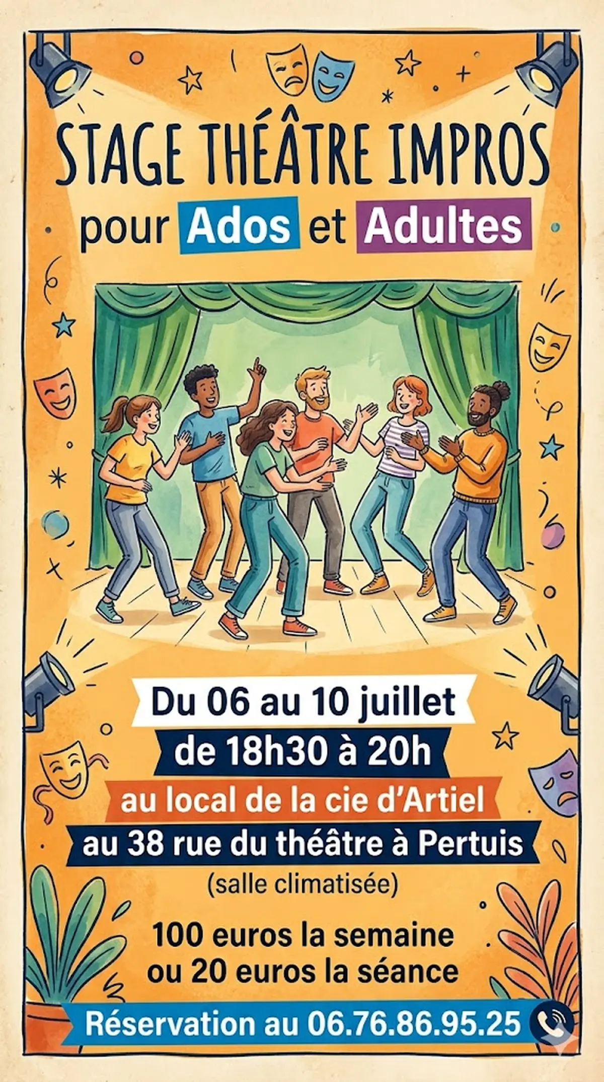 Stage théâtre de la Compagnie d'Artiel