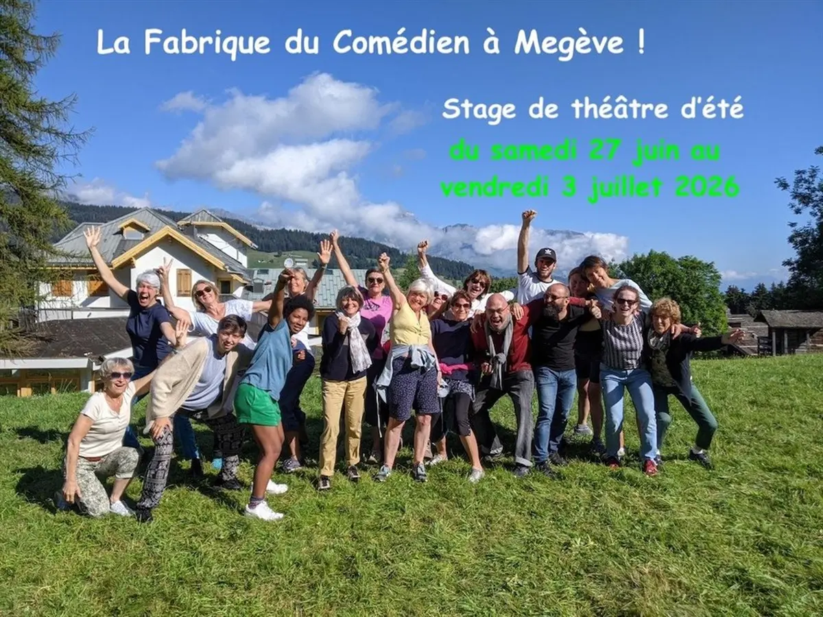 Stage théâtre improvisation été Megève