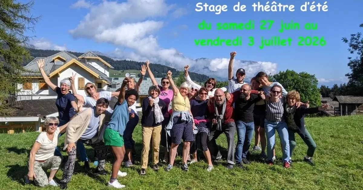 Stage théâtre improvisation été Megève