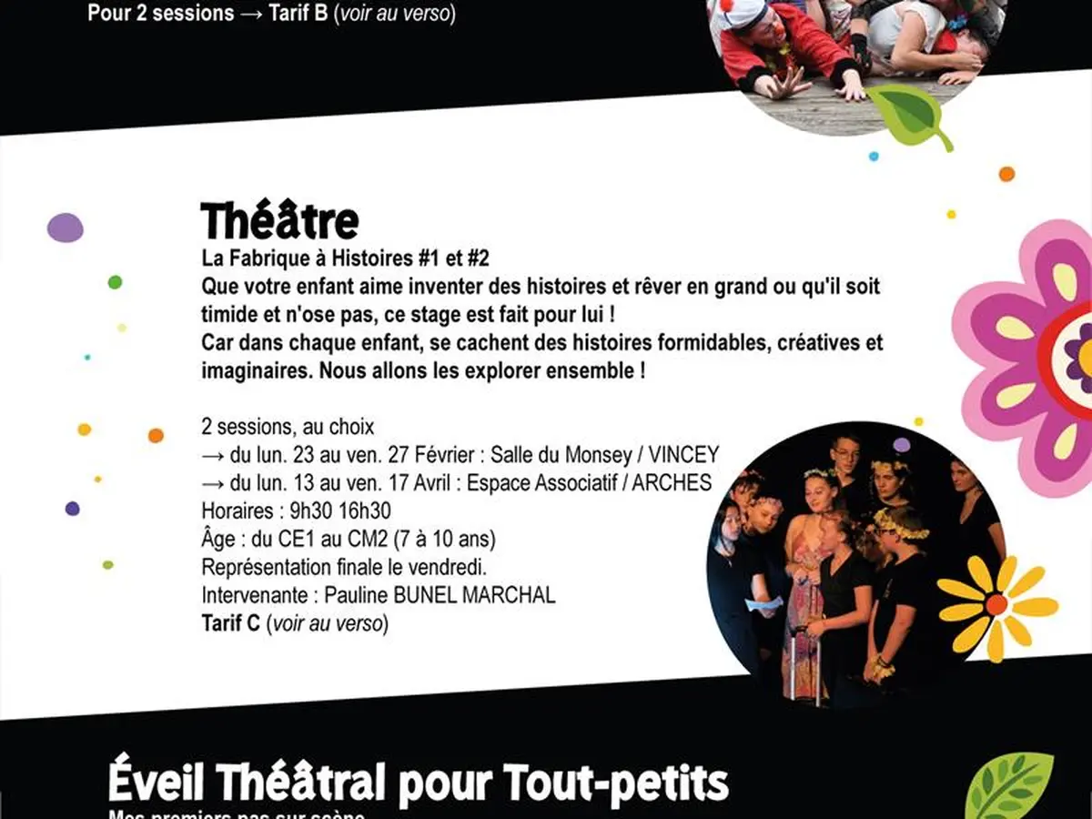 Stage Théâtre La Fabrique à Histoire