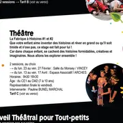 Stage théâtre La Fabrique à Histoires