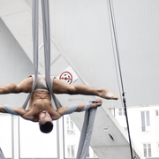 Stage vacances d'hiver - Tissu aérien adultes au centre Paris Anim' Wangari