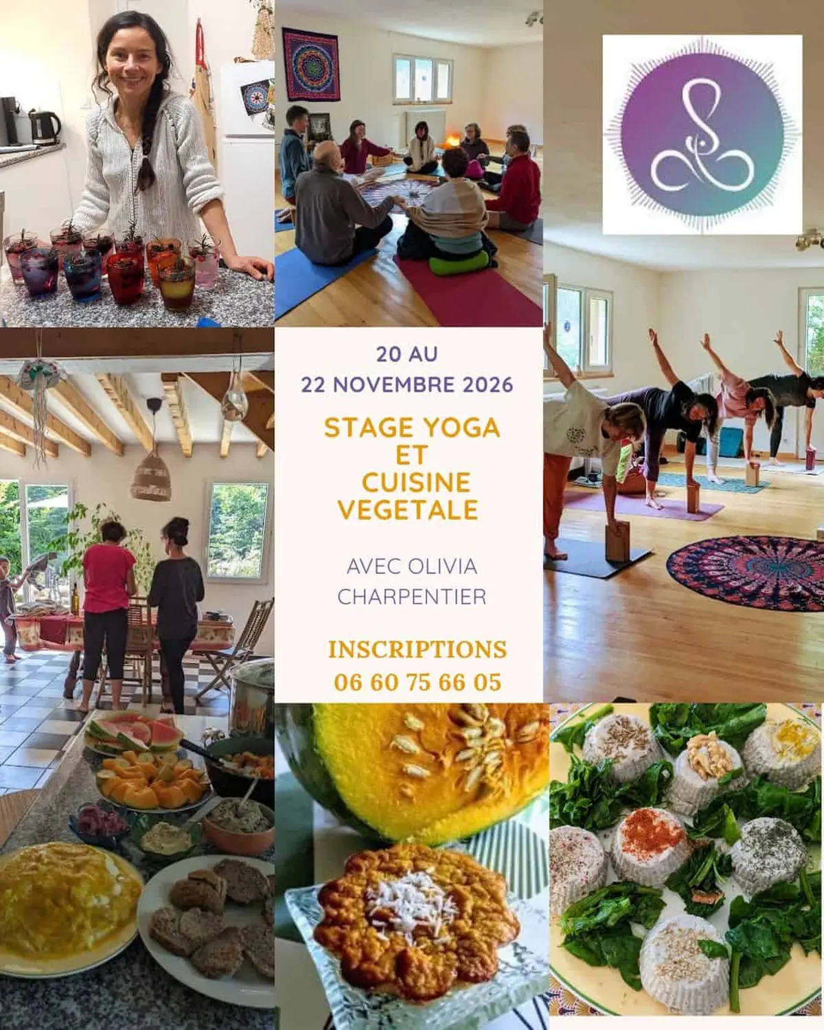 Stage Yoga & Cuisine Vegetale