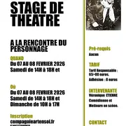 Stagede Théâtre : A la rencontre du personnage