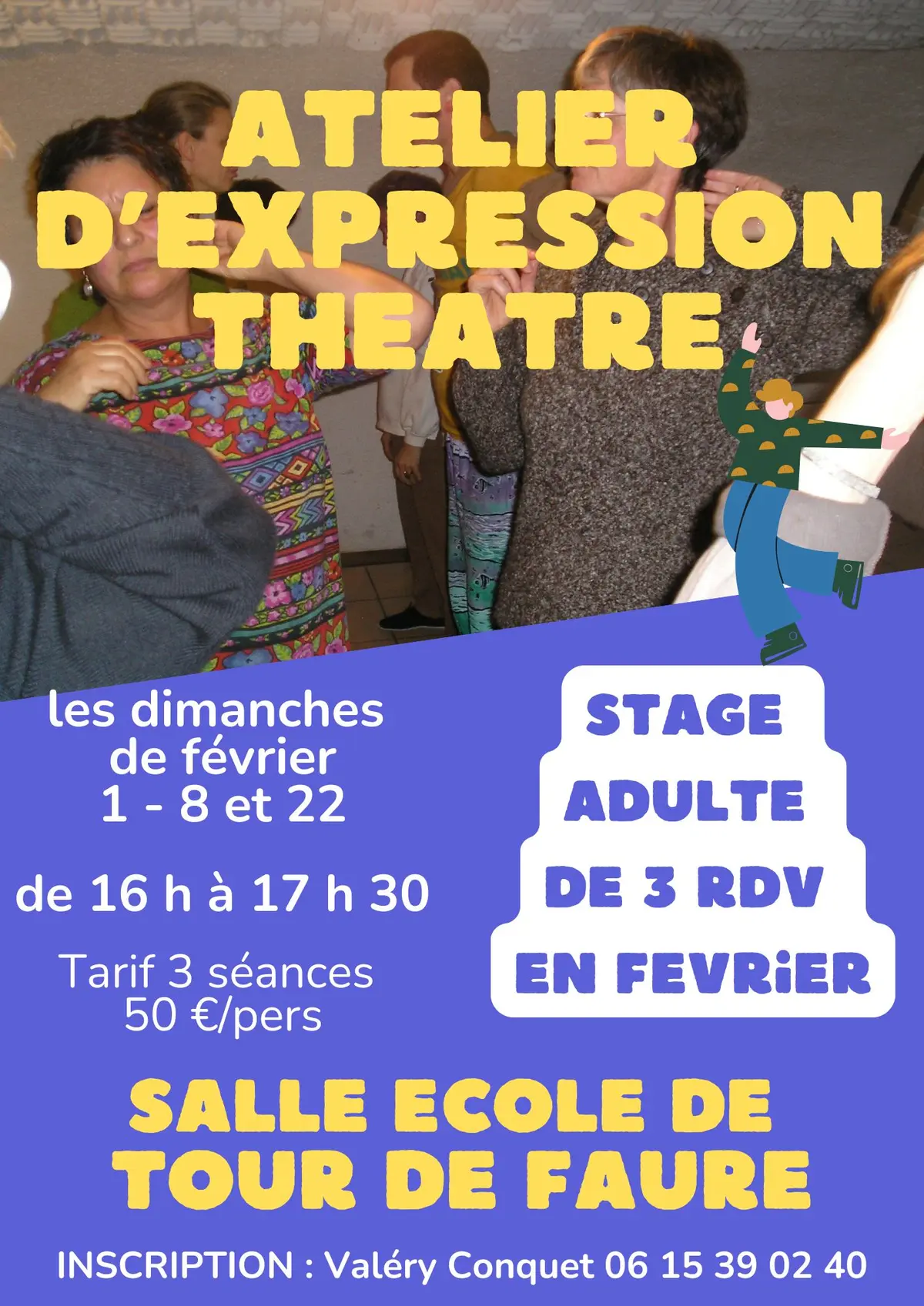 Stages d’ateliers d’expression créatrice