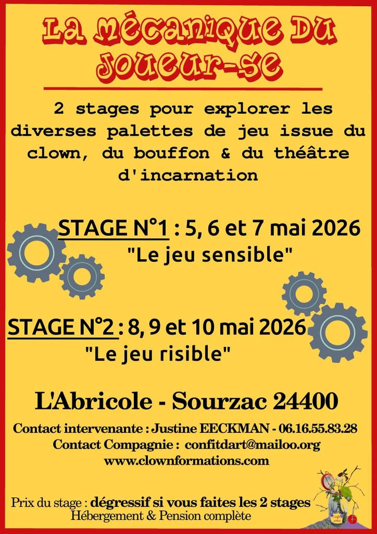 Stages de Clown : La Mécanique du Joueur-euse