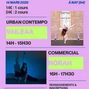 STAGES DE DANSE : Urban Contempo et Commercial