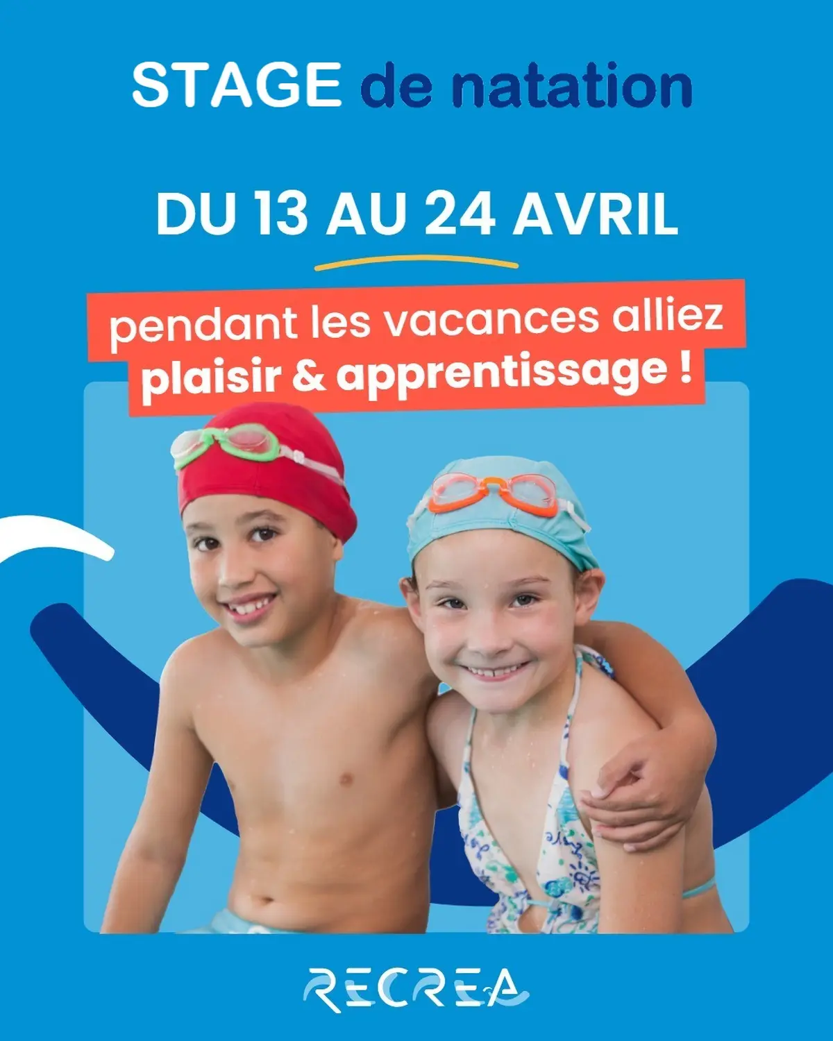 Stages de natation à la semaine