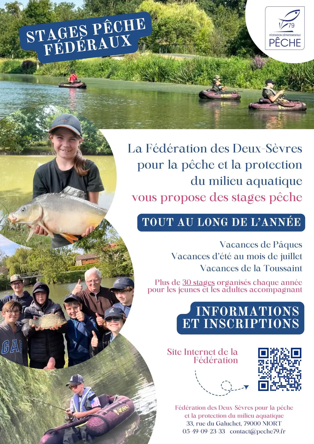 Stages de pêche au Cébron