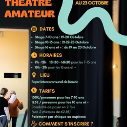 Stages de théâtre amateur
