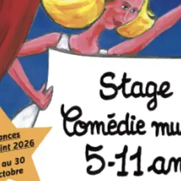Stages enfant Comédie Musicale vacances Toussaint 2026