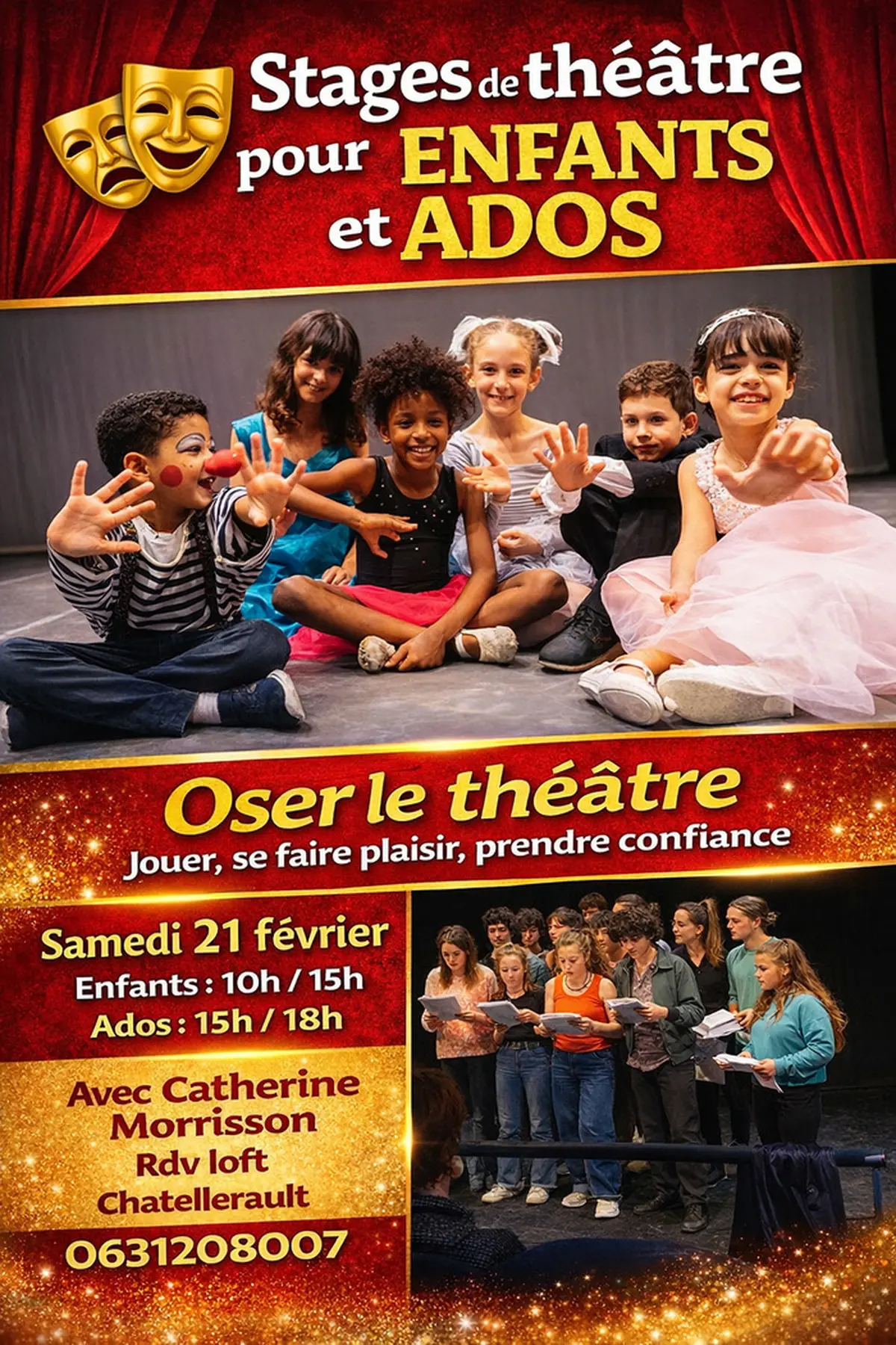 Stages Initiation Théâtre