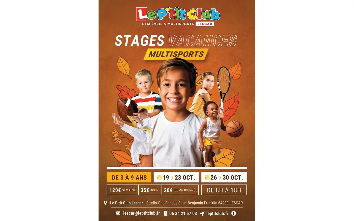 Stages multisports enfants Le P'tit Club