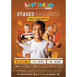 Stages multisports enfants Le P'tit Club