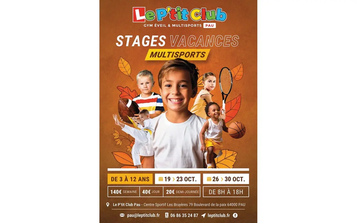 Stages multisports enfants Le P'tit Club
