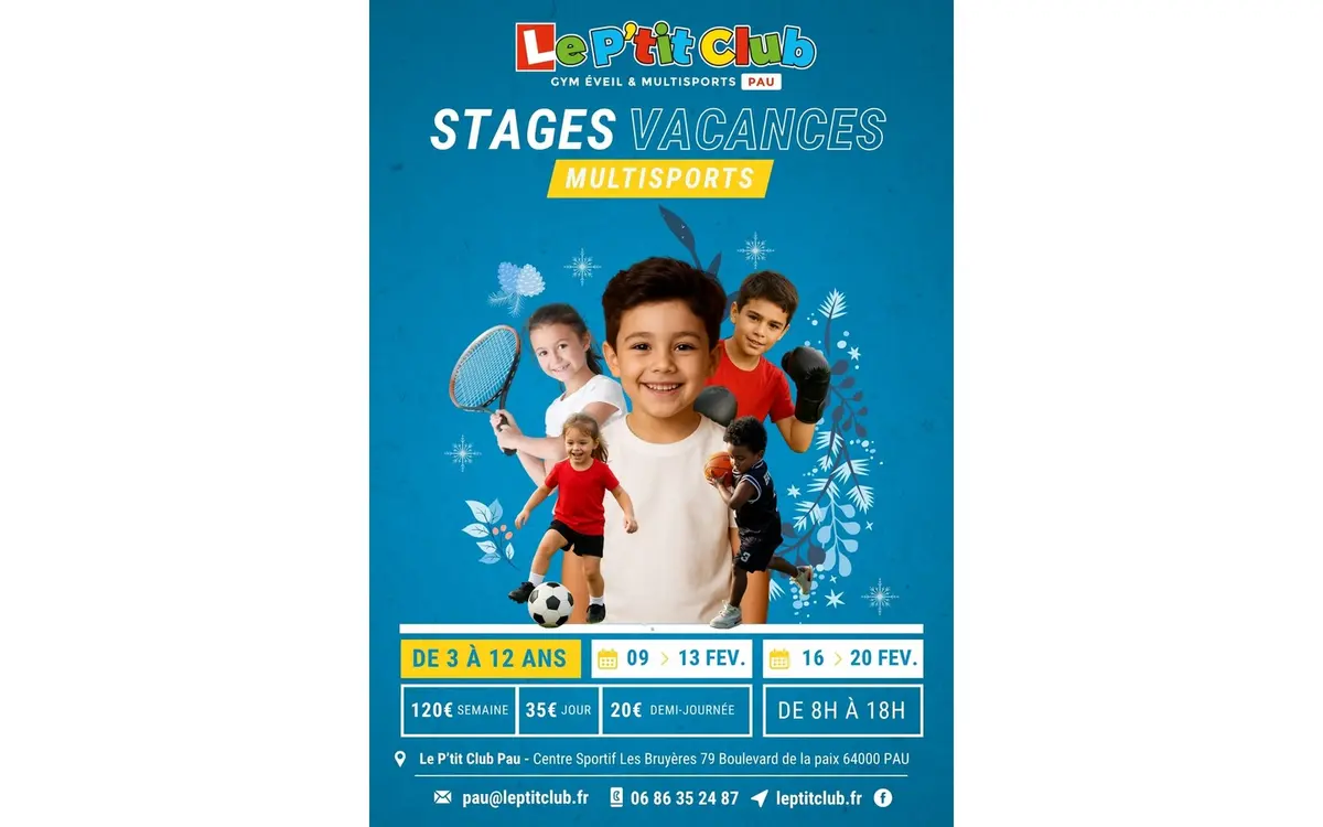 Stages multisports enfants Le P'tit Club