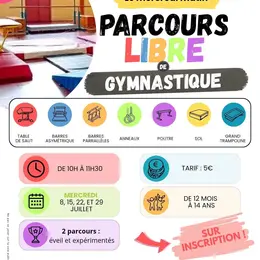 Stages : Parcours libre de gymnastique