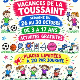 Stages sportifs vacances de la Toussaint - De 3 à 17 ans