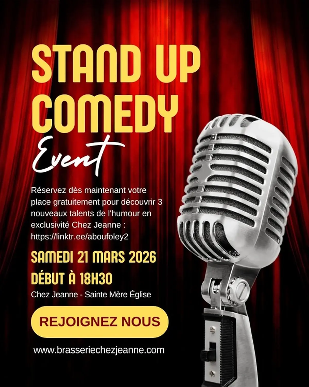 Stand up comedy
