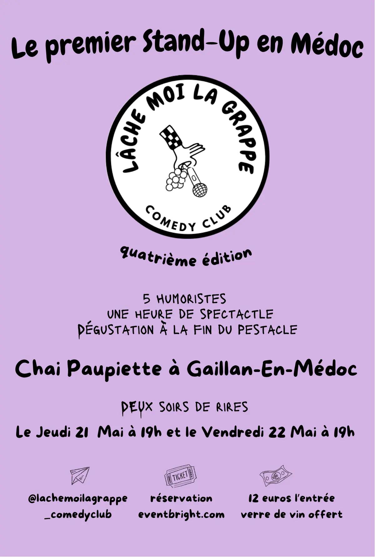 Stand-up en Médoc 4ème édition