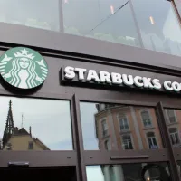 L'entrée du Starbucks Mulhouse &copy; M.O.