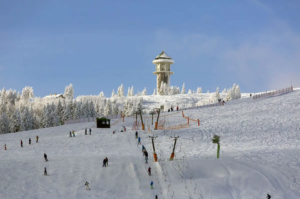 Le domaine skiable du Feldberg en Allemagne