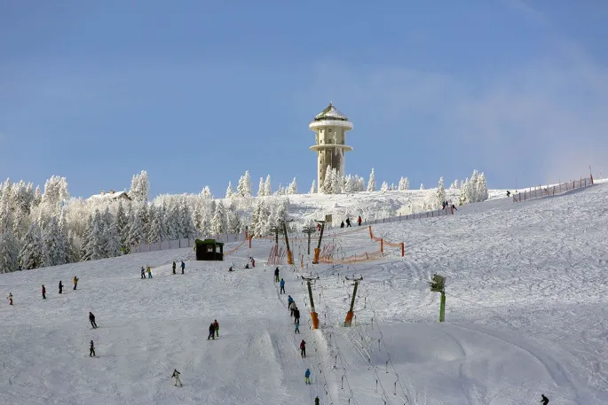 Le domaine skiable du Feldberg en Allemagne