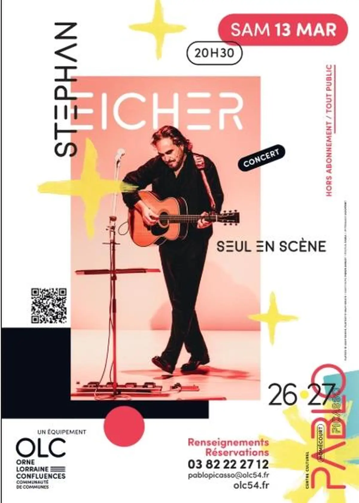 Stephan Eicher, seul en scène [ COMPLET ]