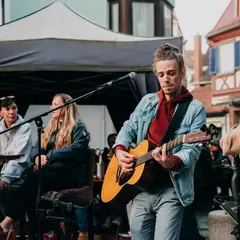 Steven Bailey à la Fontaine aux roses de Lahr