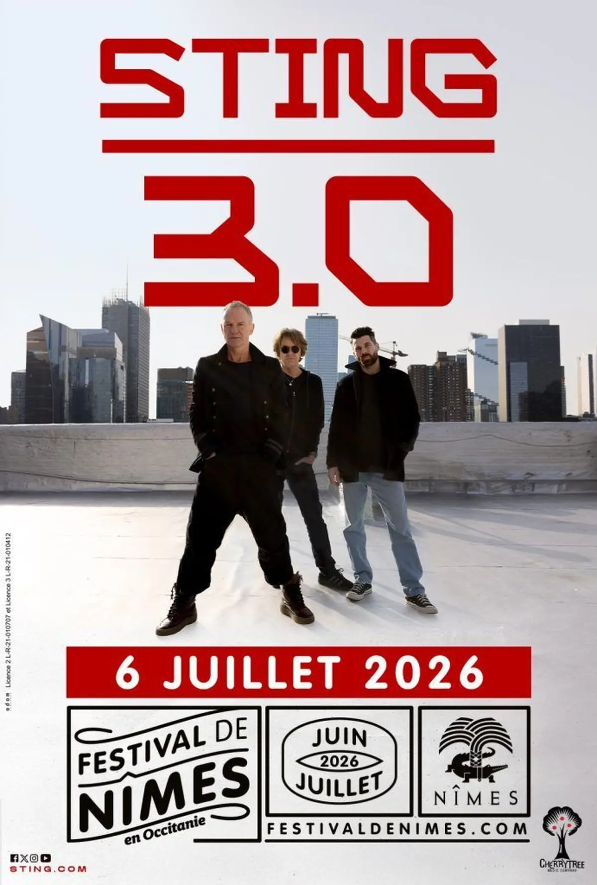 Sting sur la scène mythique des Arènes de Nîmes