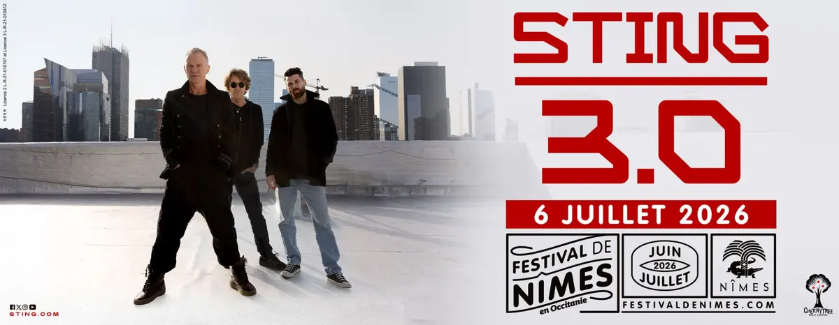 Sting sur la scène mythique des Arènes de Nîmes