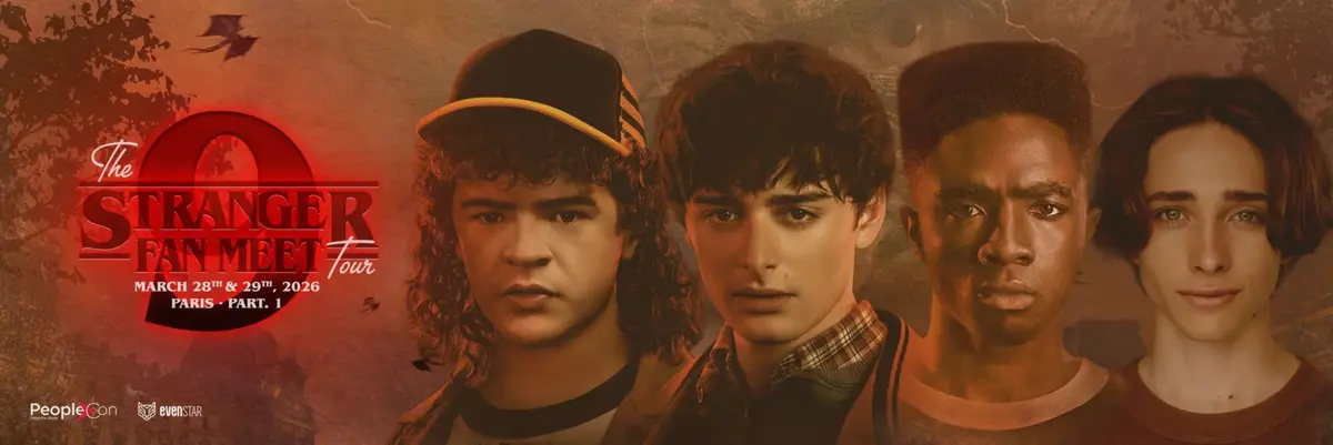 Venez rencontrer le cast de Stranger Things lors de la convention à Paris en mars 2026