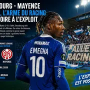 Strasbourg – Mayence : Emmanuel Emegha, l’arme du Racing pour croire à l’exploit