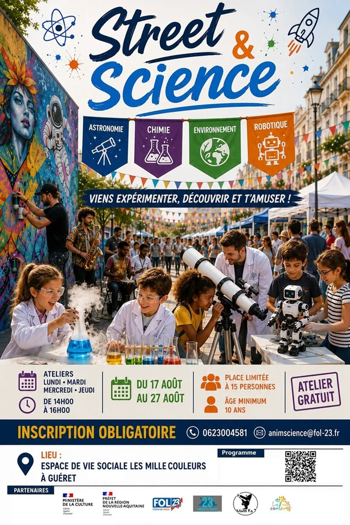 Street et science à Guéret