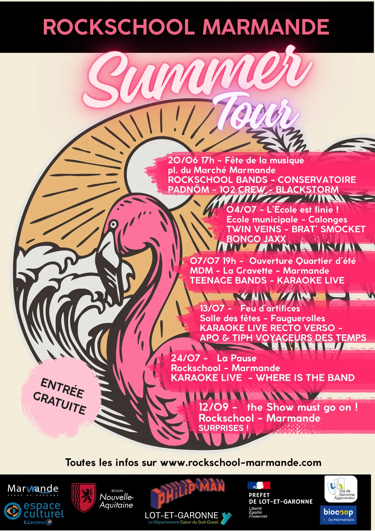 Summer Tour ROCKSCHOOL - La rentrée