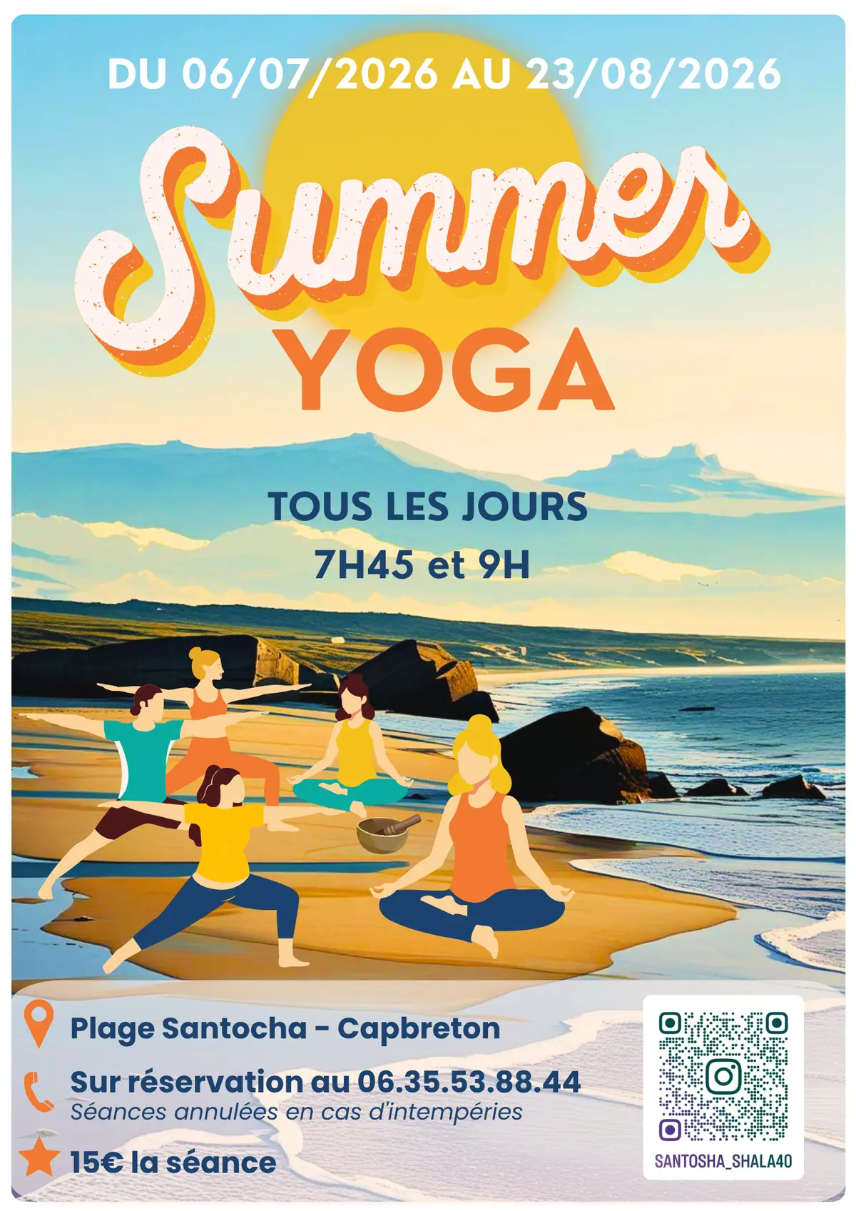 Summer yoga