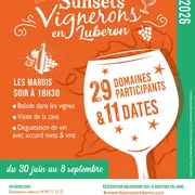 Sunsets vignerons en Luberon au Domaine du Coffre