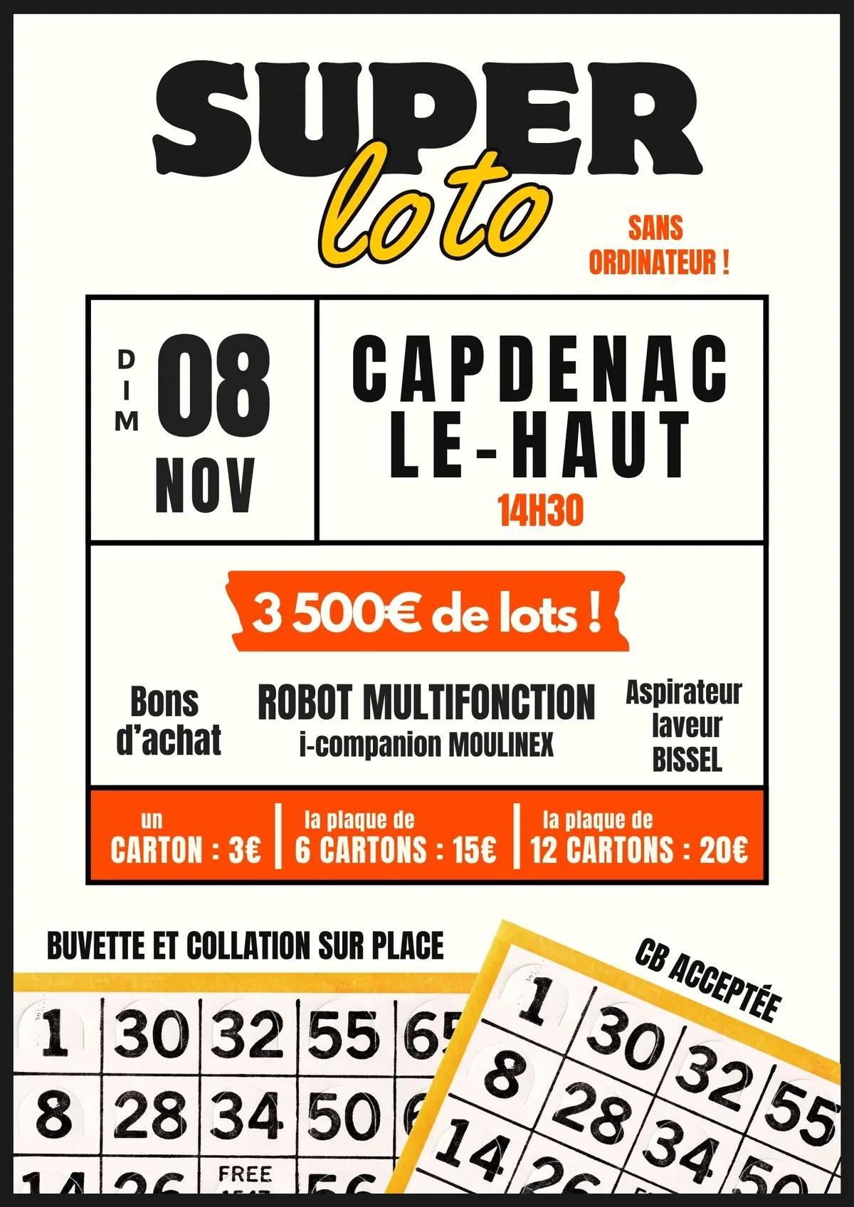 Super loto à Capdenac-le-Haut