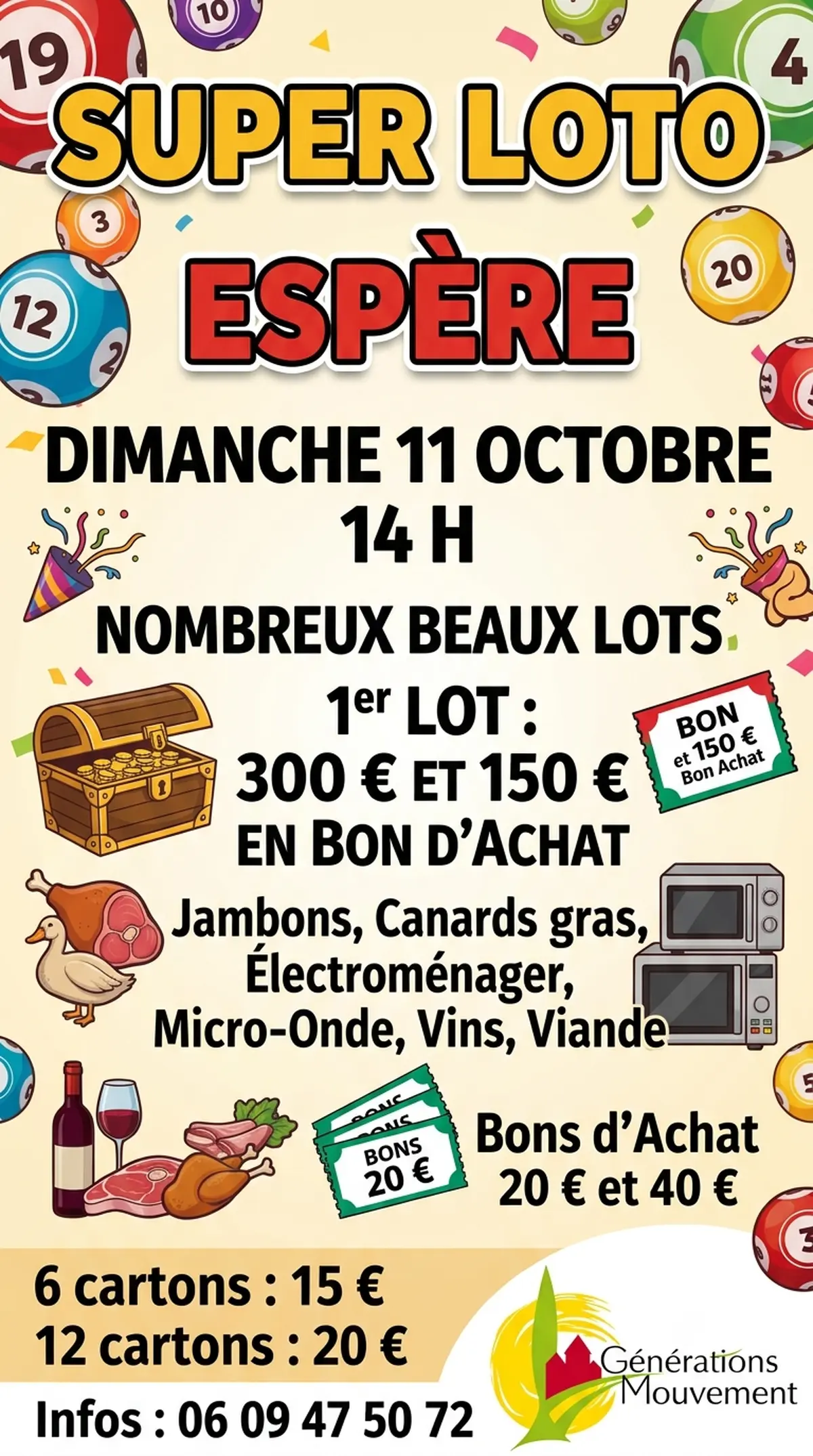 Super loto à Espère