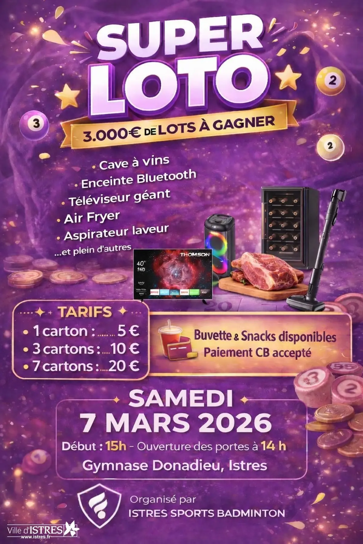 Super Loto d'Istres Sport Badminton