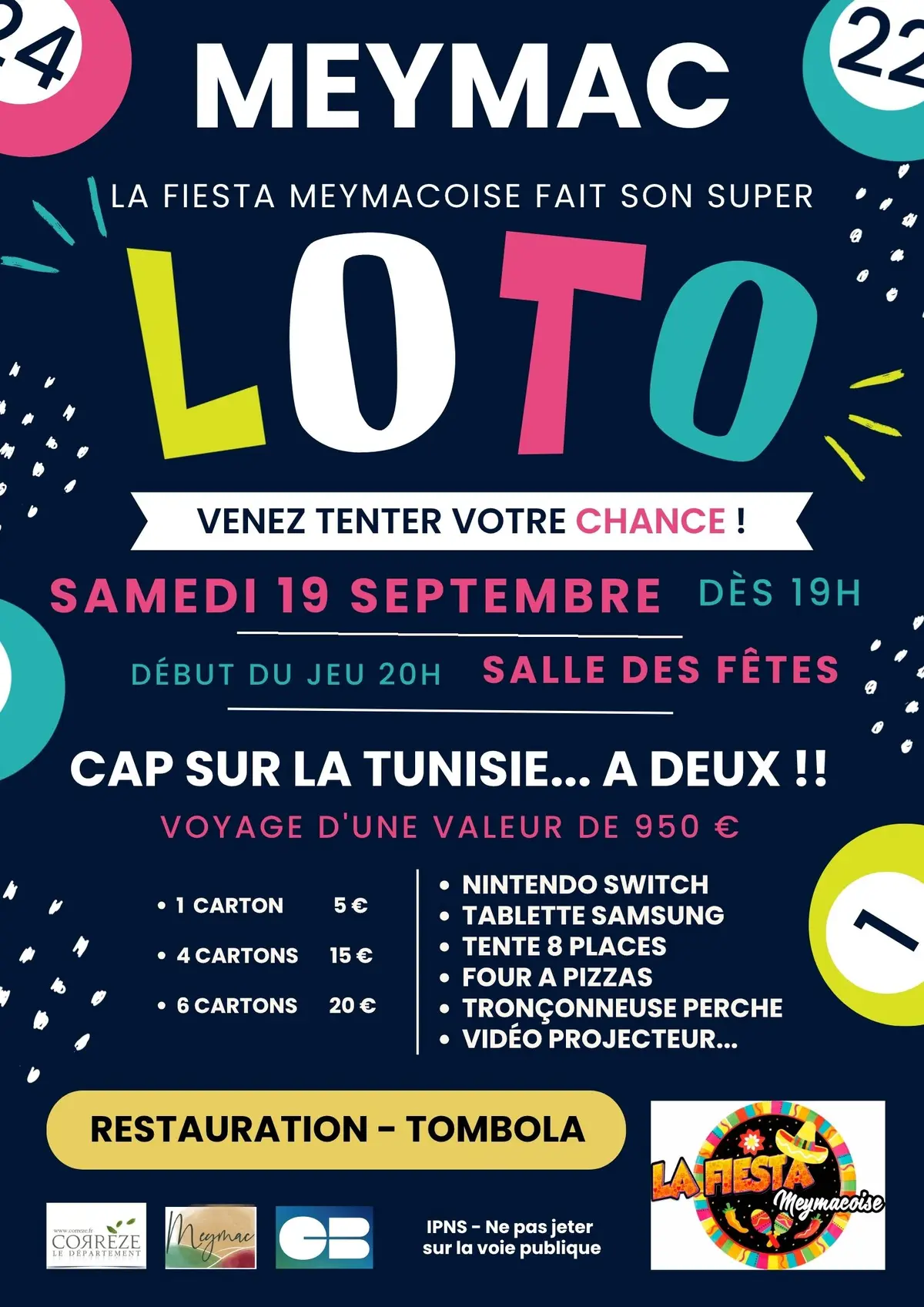 Super loto de la Fiesta Meymacoise