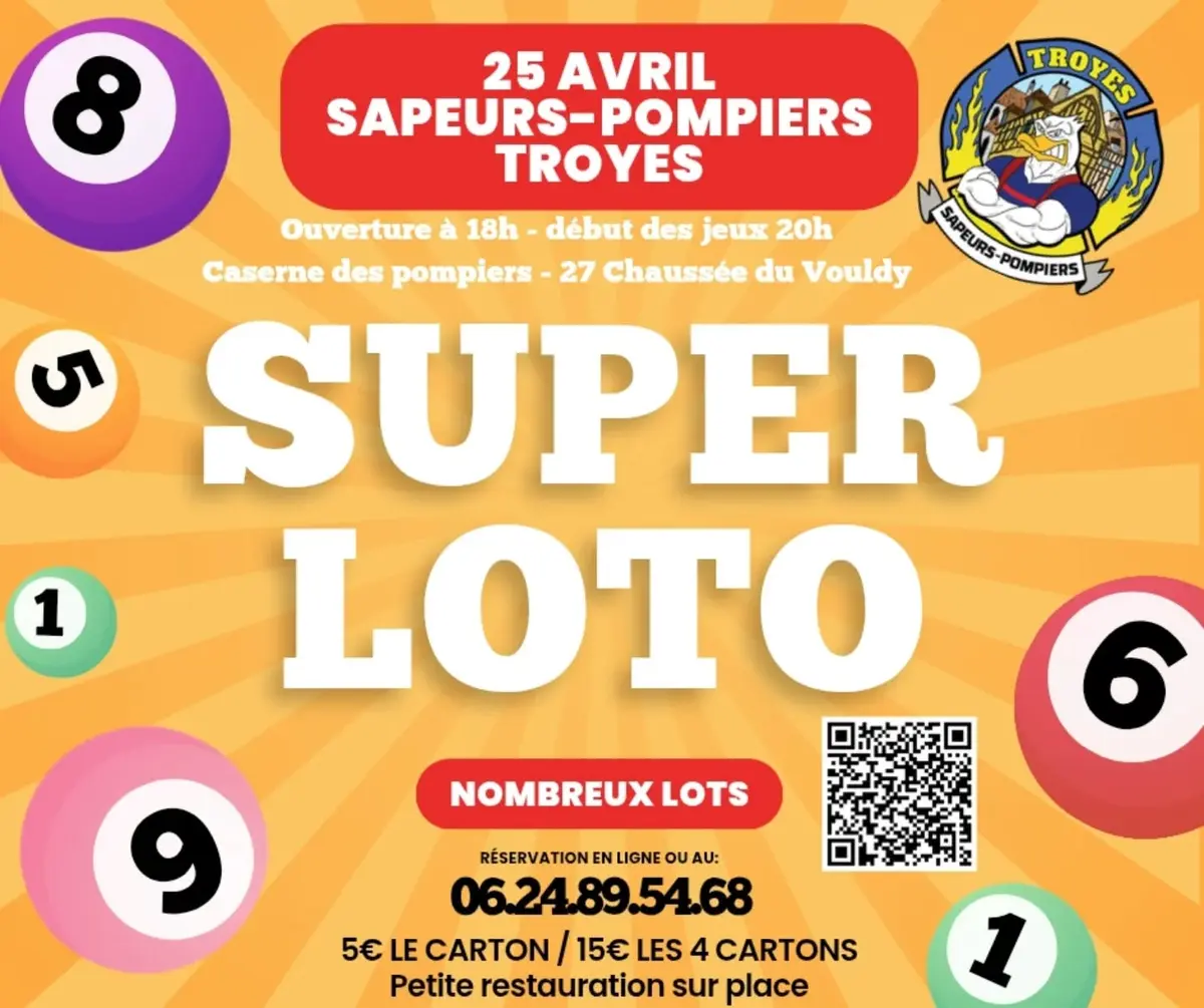 Super Loto des Sapeurs-Pompiers de Troyes
