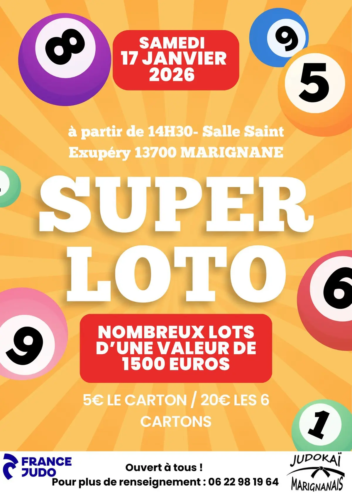 Super loto du club Judokaï marignanais