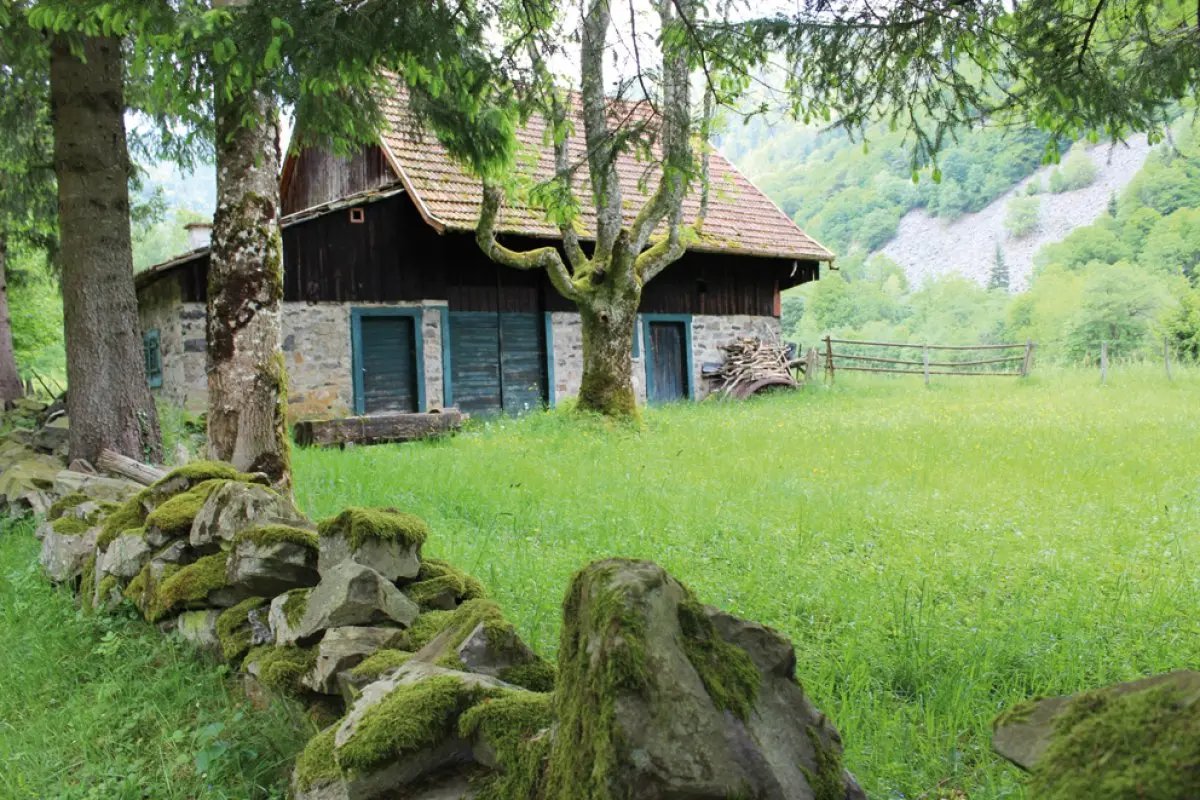 Une ferme le long du GR5