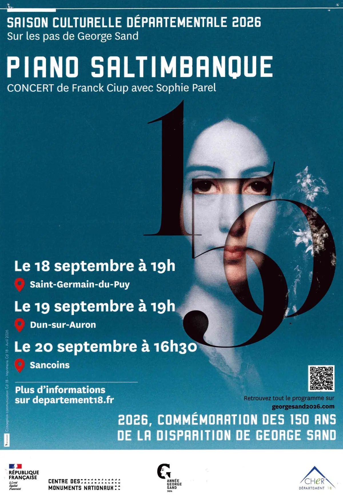 Sur les pas de George Sand - Piano Saltimbanque à Dun-sur-Auron