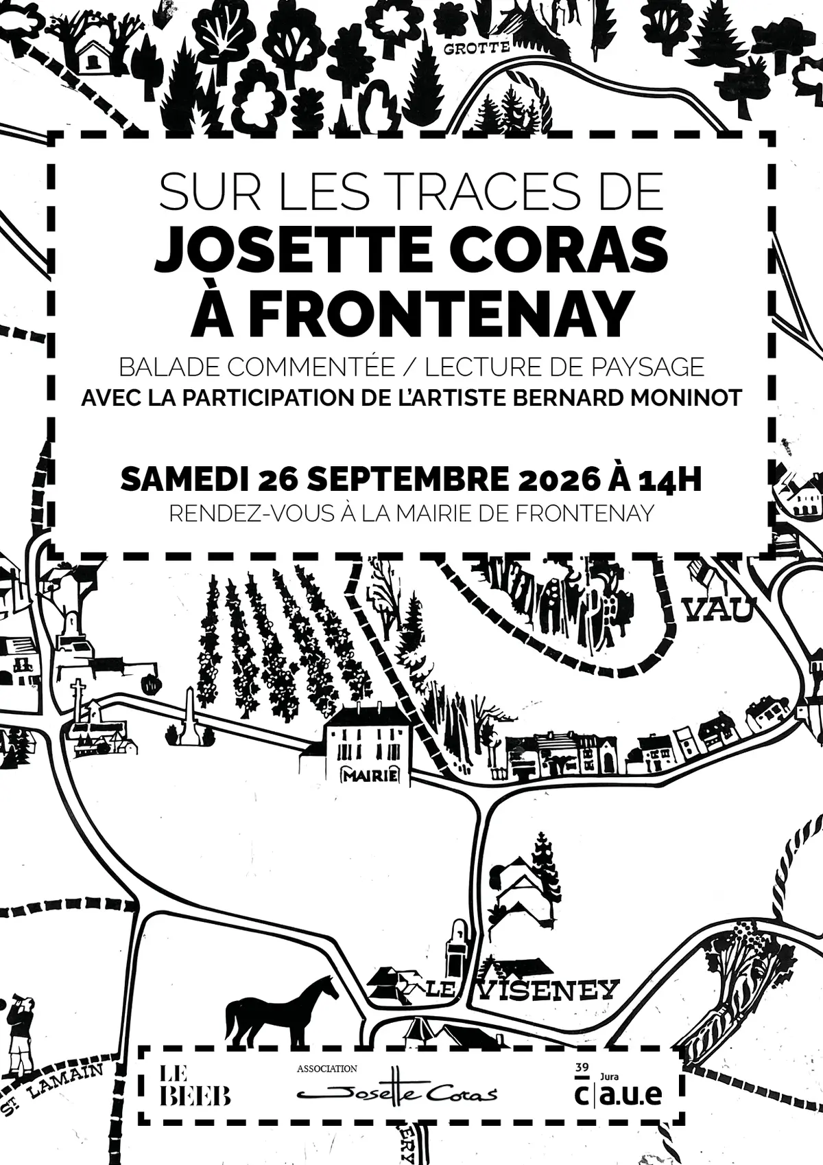 Sur les traces de Josette Coras à Frontenay